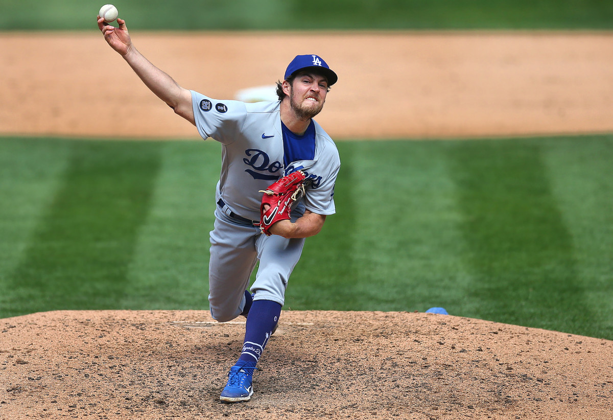 The Dodgers' Trevor Bauer has been at the center of the spin rate storm: There is no proof he uses sticky stuff, but the increase of spin on his four-seam fastball, from an average of 2,358 rpm in 2019 to 2,835 this season, has drawn notice from many in the game.